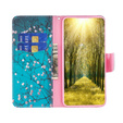 Θήκη με πτερύγιο για Motorola Moto G54 5G, Wallet, sakura, μπλε