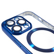 Θήκη για iPhone 13 Pro, Electro MagSafe, μπλε + Γυαλί για την οθόνη