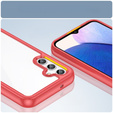 Θήκη για Samsung Galaxy A14 4G/5G, Fusion Hybrid, διαφανές / κόκκινο