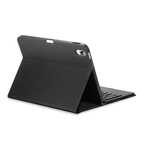 Θήκη + πληκτρολόγιο iPad 10.9 2022 10 Gen, Dux Ducis Magnetic Keyboard, μαύρη