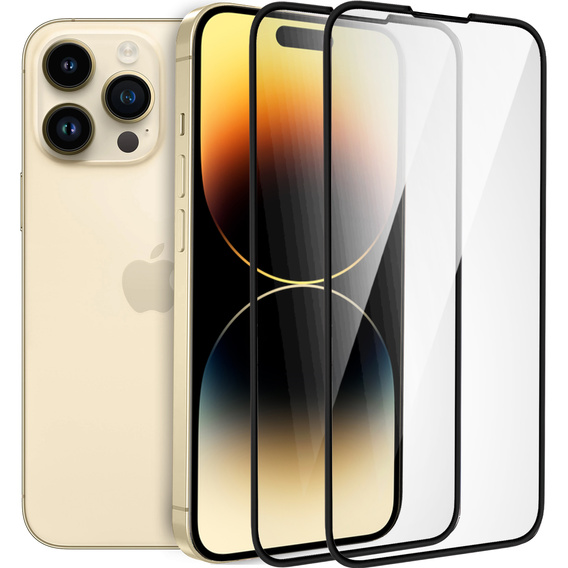 2x Κεραμικό υβριδικό γυαλί ERBORD για iPhone 16E / 14 / 13 / 13 Pro