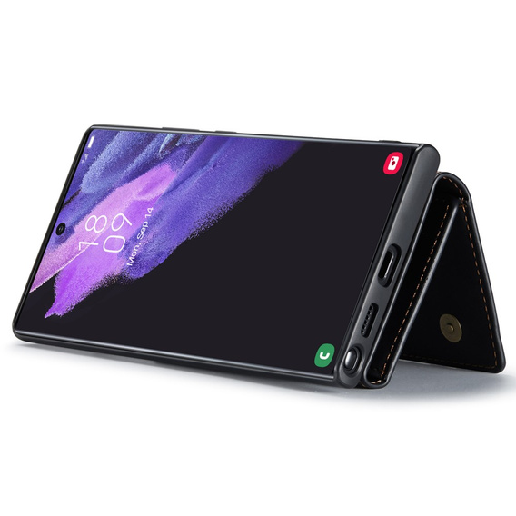Θήκη για Samsung Galaxy S22 Ultra 5G, DG.MING 2in1, μαύρη