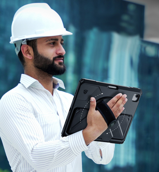 Θήκη Dexnor 360° με ιμάντα και θήκη για γραφίδα για iPad Air 13" 2025/2024 (7/6 γεν.)