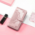 Θήκη με πτερύγιο για Oppo A40 / Oppo A40m, Mandala, ροζ rose gold