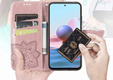 Θήκη με πτερύγιο για Oppo A40 / Oppo A40m, Butterfly, ροζ rose gold