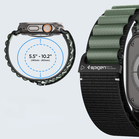 Λουράκι Spigen WBF1 Band για Apple Watch 8/9/10/11/SE/Ultra 1/2 (44/45/46/49 mm)