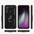 θωρακισμένη θήκη για Xiaomi Redmi Note 8, Nox Case Ring, μαύρη