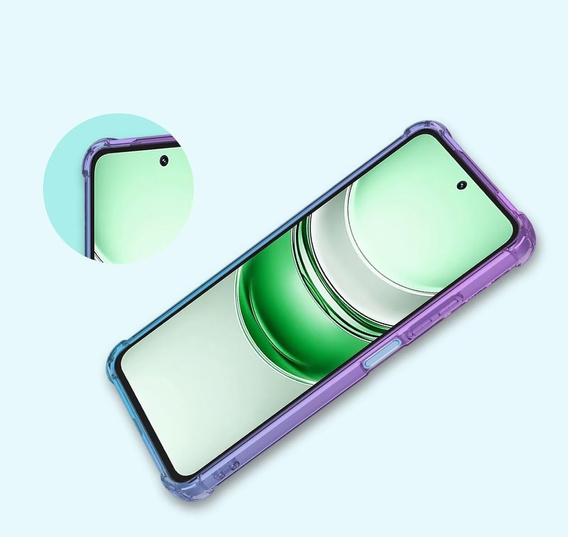 θήκη για το Realme 14X / Realme C75, Gradient Dropproof, Μωβ / μπλε