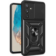 Θήκη για Samsung Galaxy M35, CamShield Slide, μαύρη