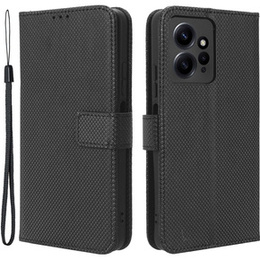 Θήκη με πτερύγιο για Xiaomi Redmi Note 12 4G, Wallet Smart Magnet, μαύρη