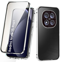 Θήκη Magnetic Dual Glass για Xiaomi Redmi Note 15 Pro Plus 5G / Poco M8 Pro 5G