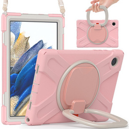 Παιδική θήκη για Samsung Galaxy Tab A8 10.5 SM-X200 SM-X205, θωρακισμένη με λουράκι, μπλε