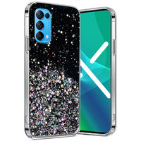 Θήκη για OPPO Reno 5 5G, Glittery, μαύρη