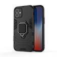 Θήκη για iPhone 12 Mini, Kickstand Ring, μαύρη