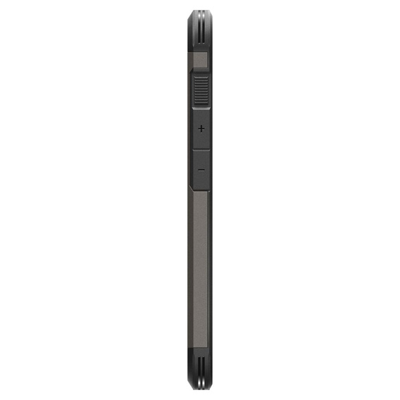 θήκη Spigen για iPhone 16E, Tough Armor Mag Mag MagSafe, γκρι + μετριασμένο γυαλί 9H