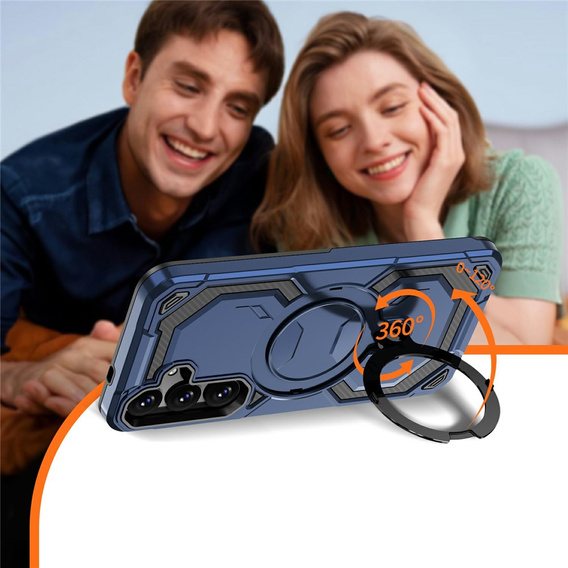 Μαγνητική θήκη με βάση για Samsung Galaxy A57 5G, μπλε