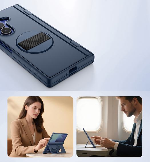 Θήκη Suritch με βάση 360° και ενσωματωμένη προστατευτική μεμβράνη οθόνης για Samsung Galaxy Z Fold7