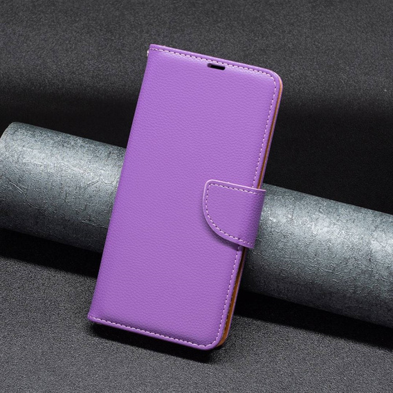 Θήκη με πτερύγιο για Samsung Galaxy A54 5G, Wallet Litchi Magnet, μωβ