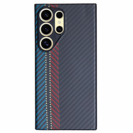 Θήκη για Samsung Galaxy S24 Ultra, Aramid Fiber MagSafe, μαύρη