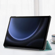 Θήκη για Samsung Galaxy Tab S9 FE+ Plus, Smartcase με χώρο για γραφίδα, πράσινη