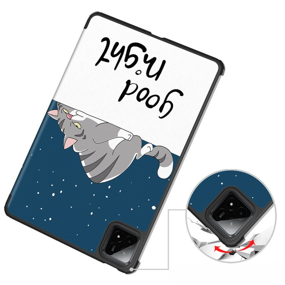 Θήκη για Xiaomi Pad 7 / 7 Pro, Smartcase, sleeping cat
