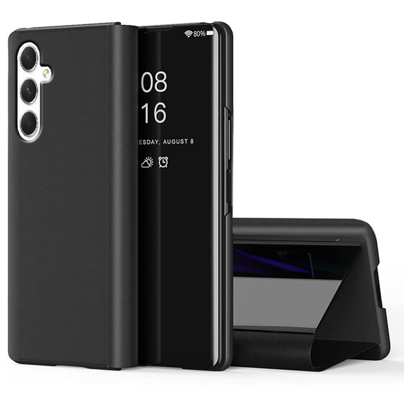 Θήκη για Samsung Galaxy A54, Clear View, μαύρη