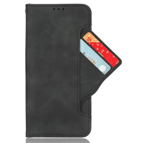 Θήκη με πτερύγιο για Infinix Hot 50 Pro+ 4G, Card Slot, μαύρη