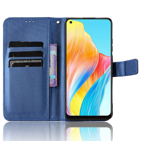 Αναδιπλούμενη θήκη για Oppo A58 4G, Smart Magnet, μπλε