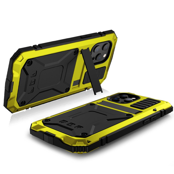 Θήκη για iPhone 13 Pro, R-JUST, θωρακισμένη, κίτρινη