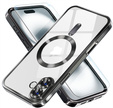 Θήκη για iPhone 16, Electro MagSafe, μαύρη + Γυαλί για την οθόνη