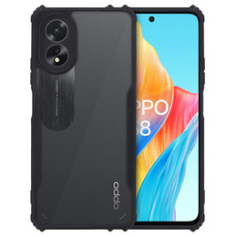 Θήκη για Oppo A58 4G, AntiDrop Hybrid, μαύρη