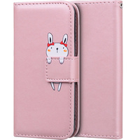 Θήκη με πτερύγιο για Xiaomi Redmi Note 8 Pro, Wallet Bunny, ροζ