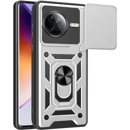 Θήκη για Xiaomi Poco F7 Pro, CamShield Slide, ασημένια