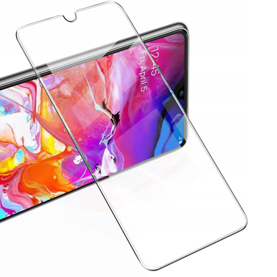 2x Μετριασμένο γυαλί για Samsung Galaxy A70, ERBORD 9H Hard Glass στην οθόνη