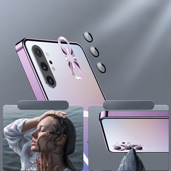 θήκη προστασίας κάμερας για το Samsung Galaxy Note 10+ Plus, CamShield MagSafe, διαφανής / βιολετί