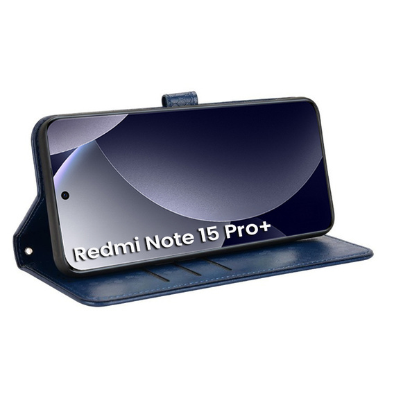 Θήκη με πτυσσόμενο κάλυμμα Wallet Rhombus για Xiaomi Redmi Note 15 Pro Plus 5G / Poco M8 Pro 5G