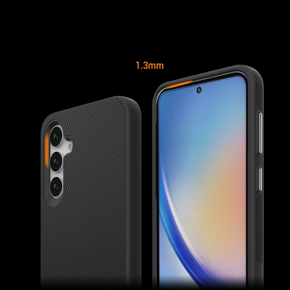 Θωρακισμένη θήκη για Samsung Galaxy A55 5G, Dual Armored, μαύρη