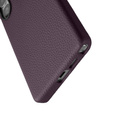Θήκη MELKCO για Samsung Galaxy S25 Ultra, δερμάτινη, μωβ