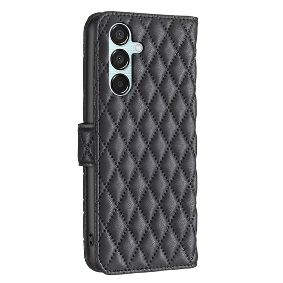 Θήκη με πτερύγιο για Samsung Galaxy M15 5G, Wallet, BINFEN COLOR, μαύρη