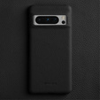 Θήκη MELKCO για Google Pixel 8 Pro, δερμάτινη για MagSafe, μαύρη