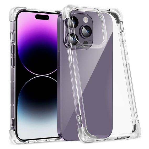 Θήκη για iPhone 14 Pro Max, ERBORD CornerShield, διαφανής