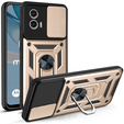 Θήκη για Motorola Moto G53 5G, CamShield Slide, χρυσός