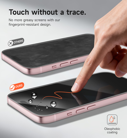 2x SURITCH γυαλί για iPhone 16 / 15