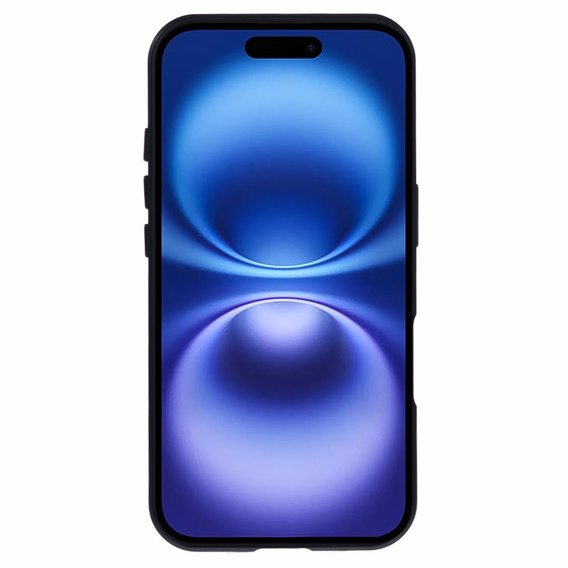 θήκη για το iPhone 16, Magnetic Dual Glass, μαύρη