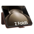Θήκη με πτερύγιο για Samsung Galaxy Z Fold 5 5G, Card Slot, καφέ