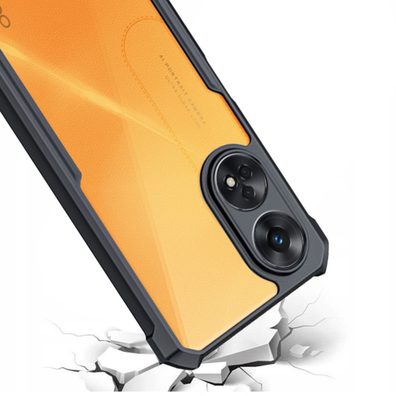 Θήκη για Oppo Reno8 T, AntiDrop Hybrid, μαύρη