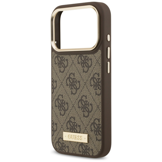 GUESS 4G Logo Plate MagSafe θήκη για iPhone 17 Pro