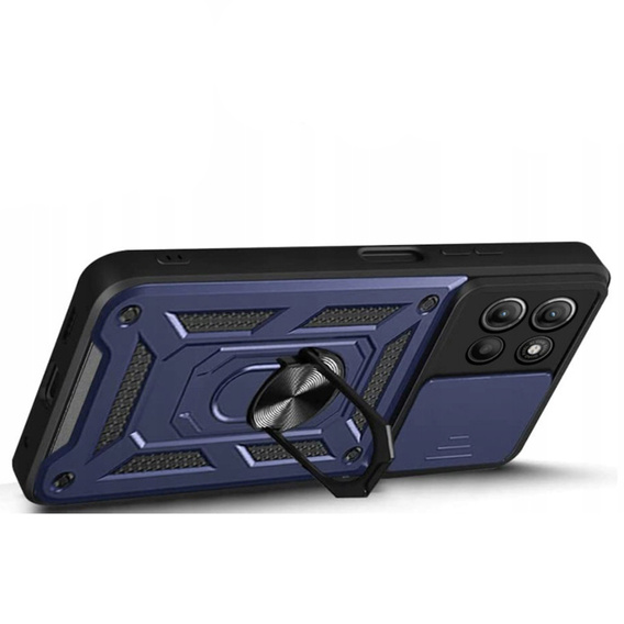 Θήκη για Motorola Moto G15 / Motorola Moto G15 Power, CamShield Slide, μπλε