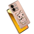 Θήκη για Xiaomi Redmi Note 13 5G, Rabbit, ροζ + μετριασμένο γυαλί 9H