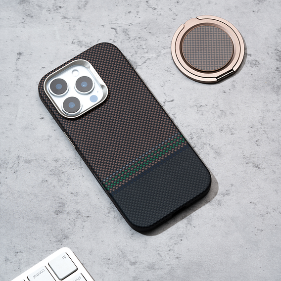 BENKS Kevlar Magnetic Armor Pro Prestige 600D Y065 θήκη για MagSafe με ενεργό κουμπί για iPhone 16 Pro